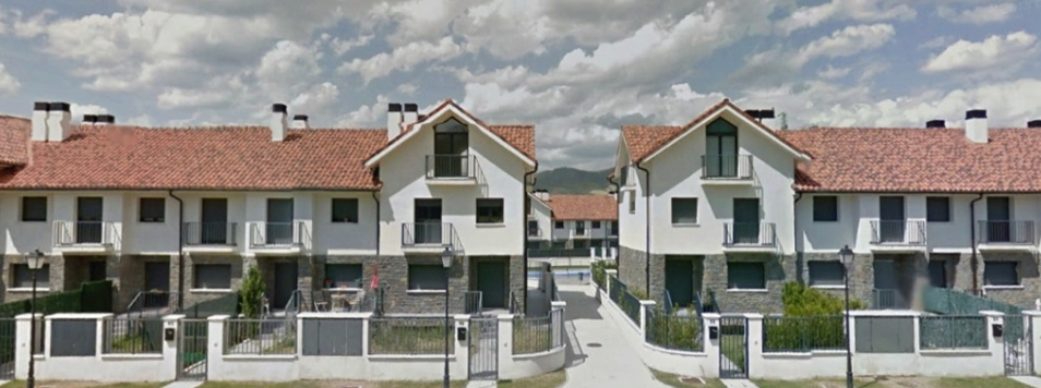 Casas adosadas de la urbanización